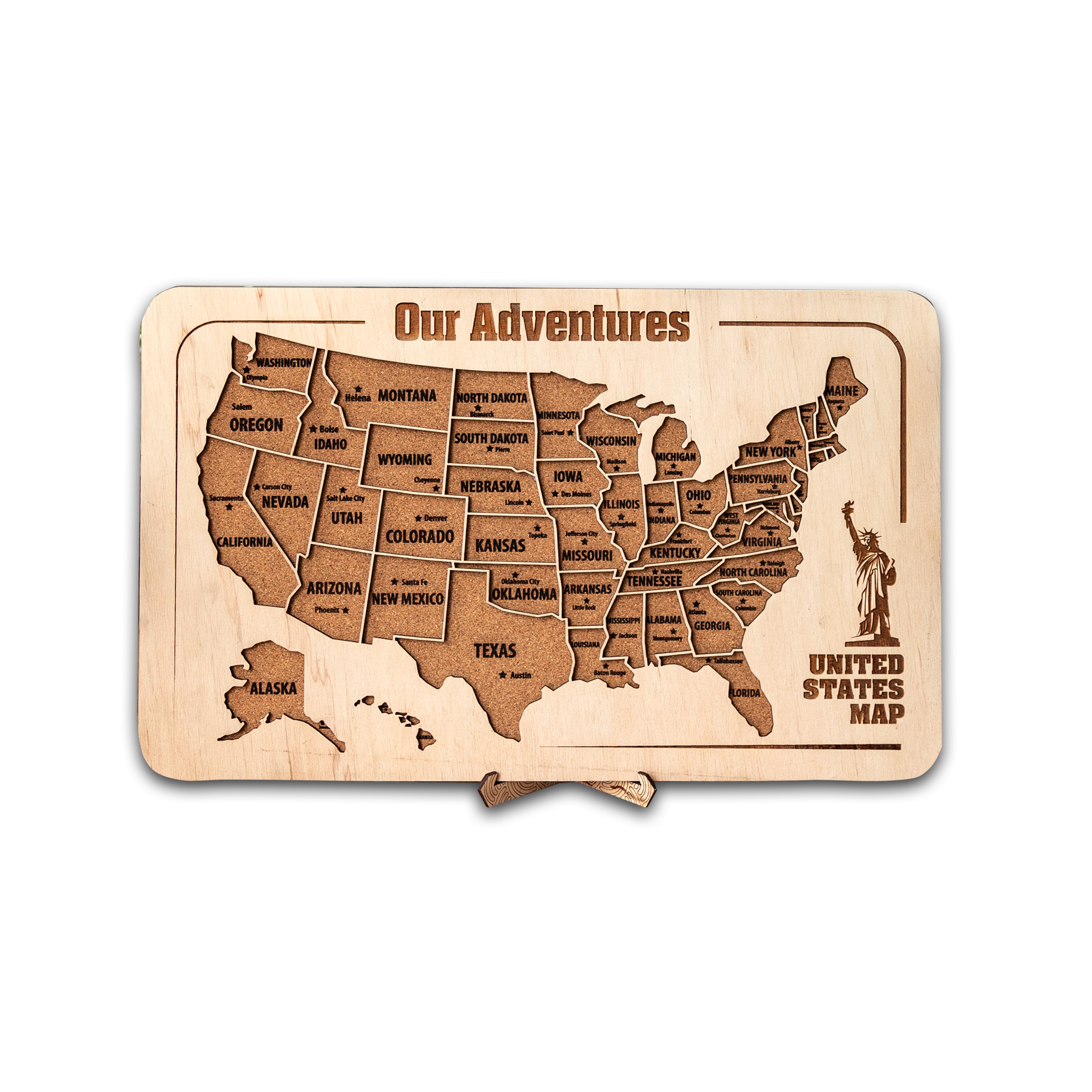 USA Map board