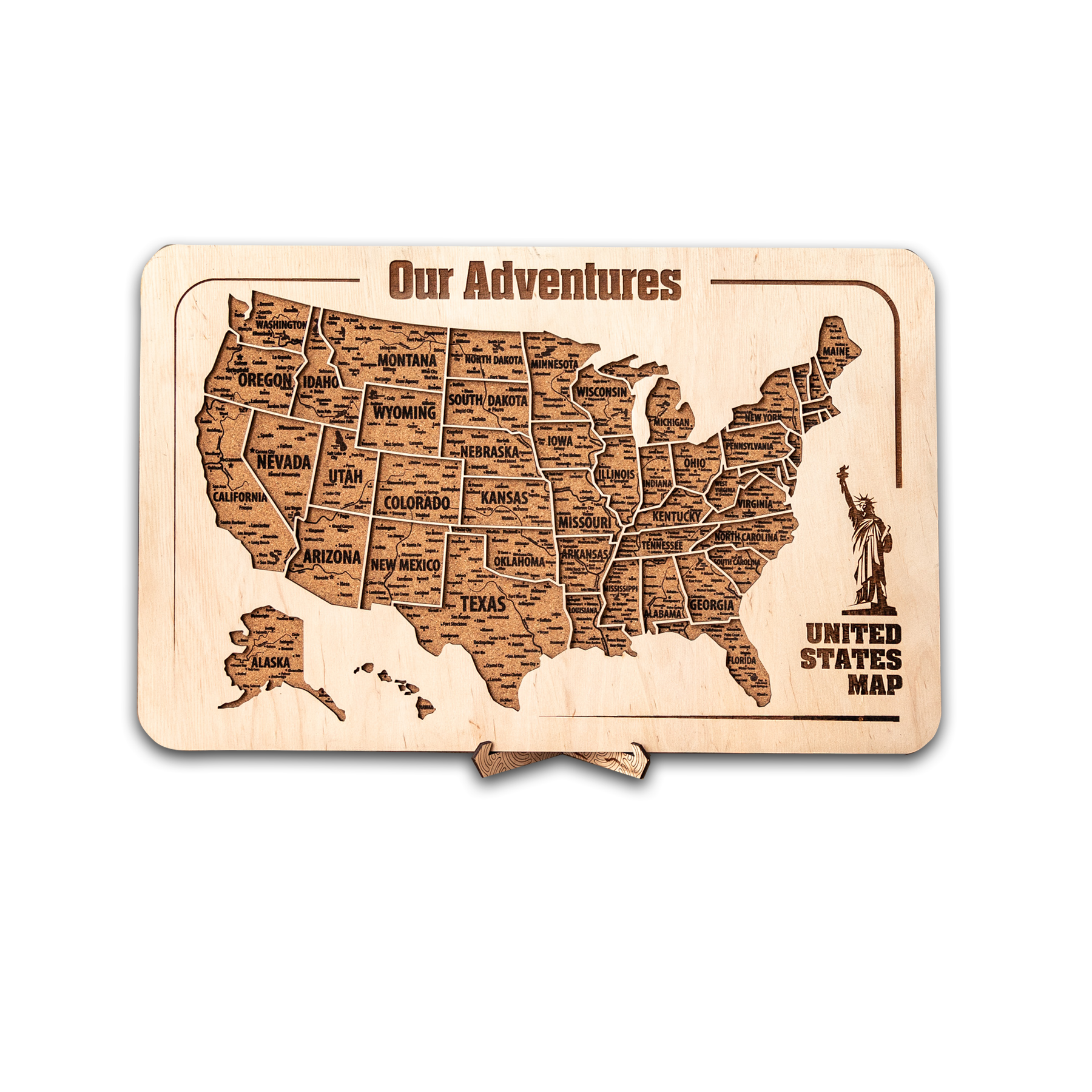 USA Map board