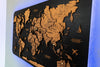 Wooden World Map on board