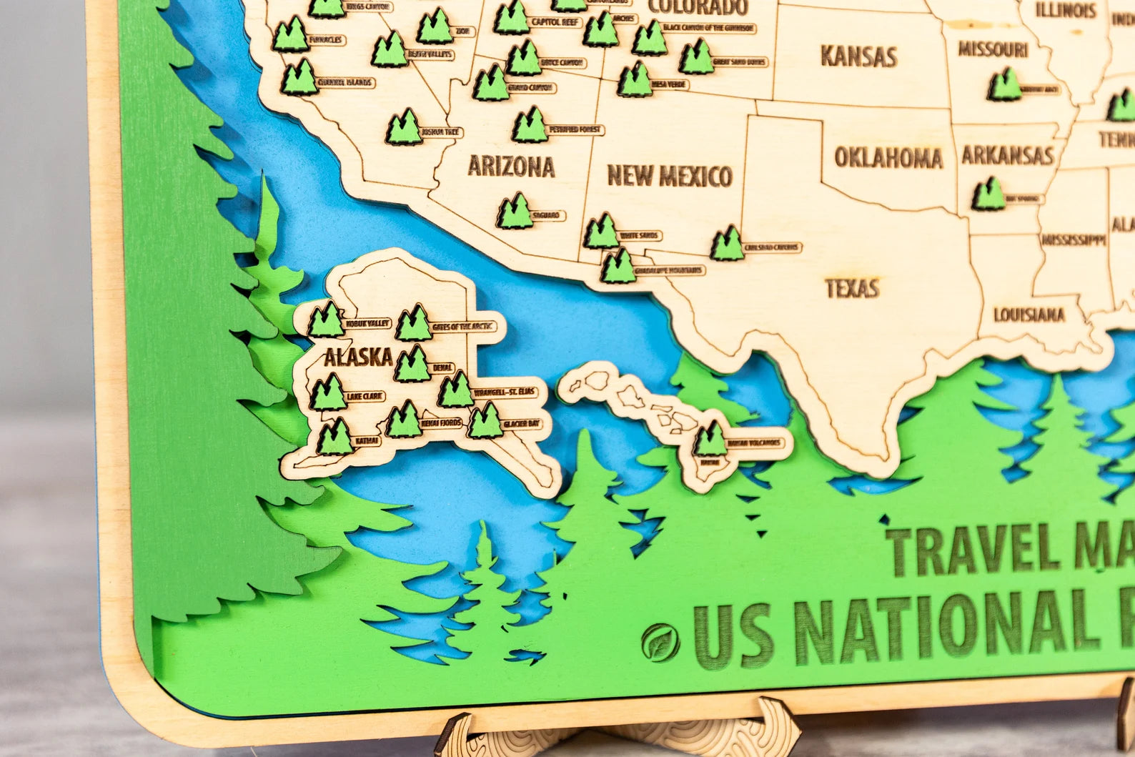 United States National Parks Map