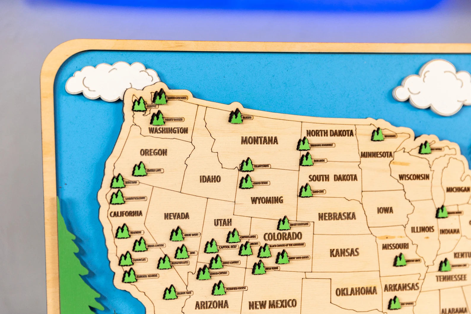 United States National Parks Map