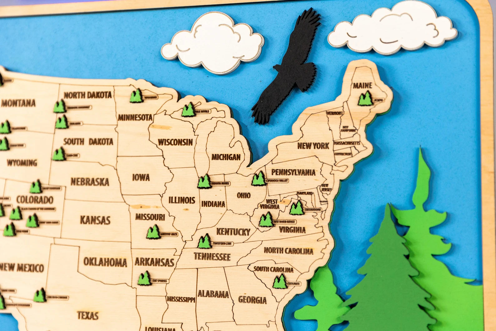 United States National Parks Map