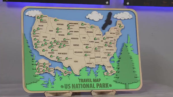 United States National Parks Map